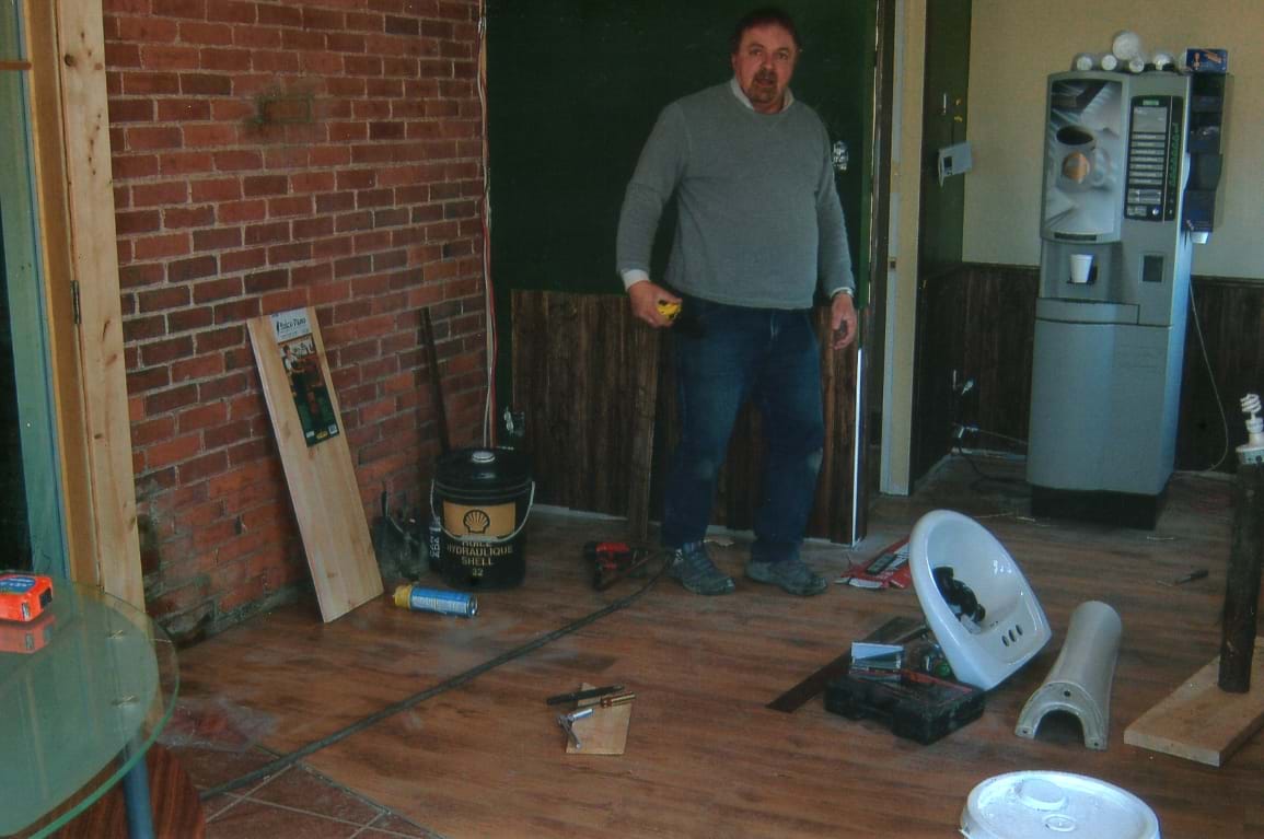 Garage rétro antique