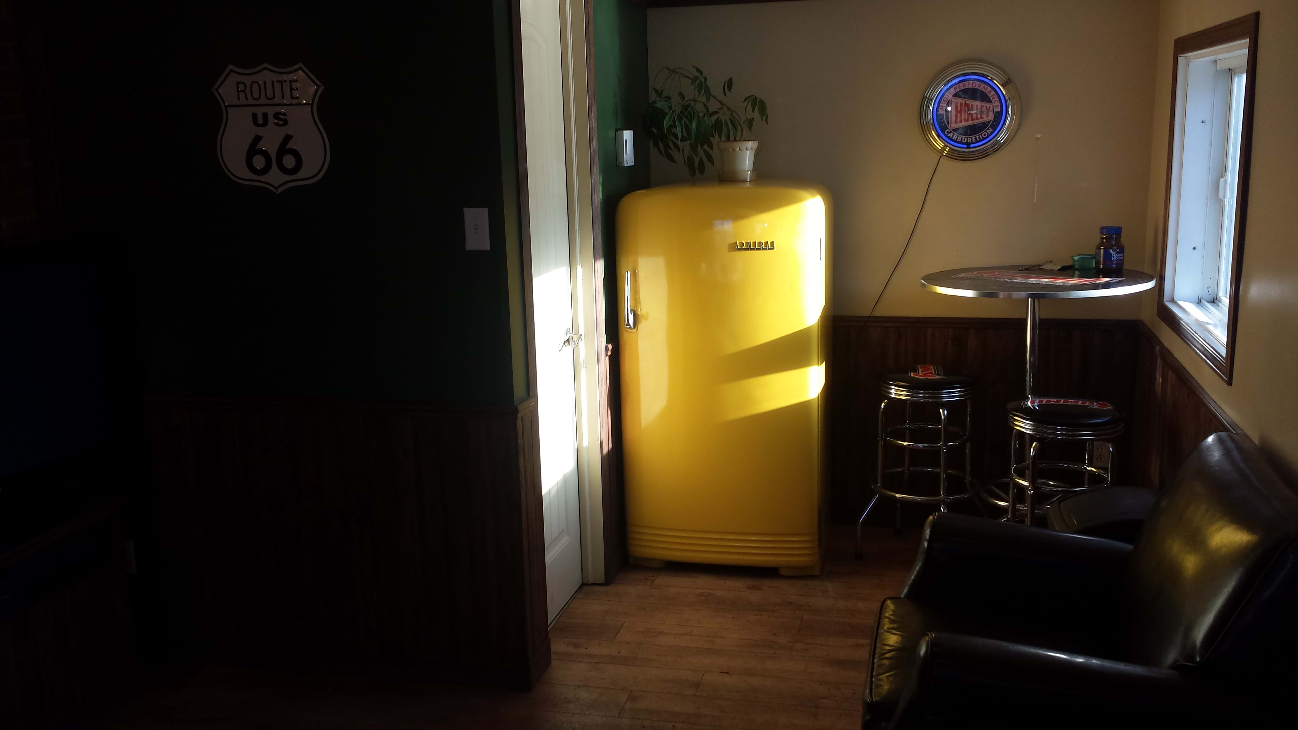 Garage rétro antique