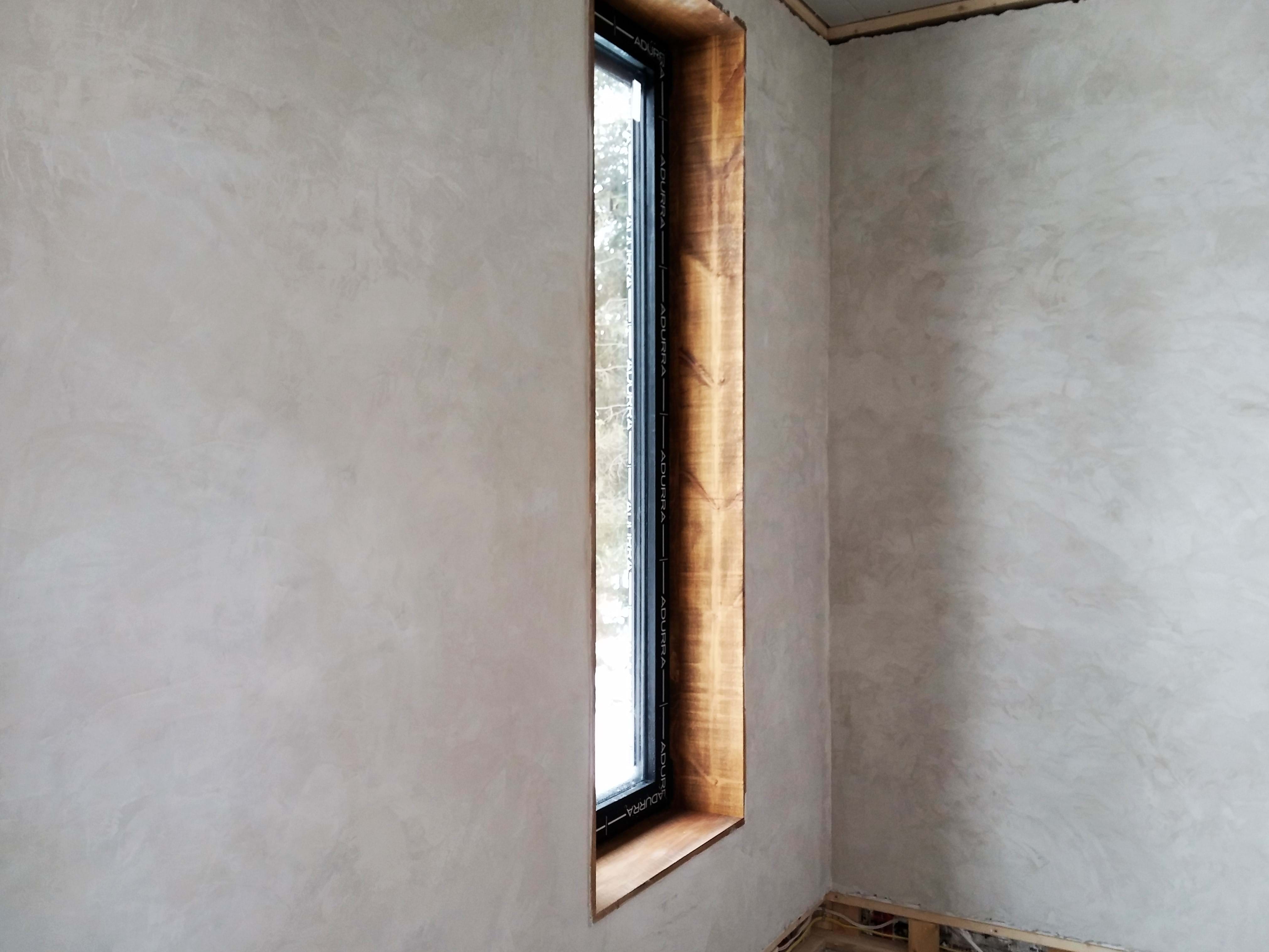 Murs en argile écologique