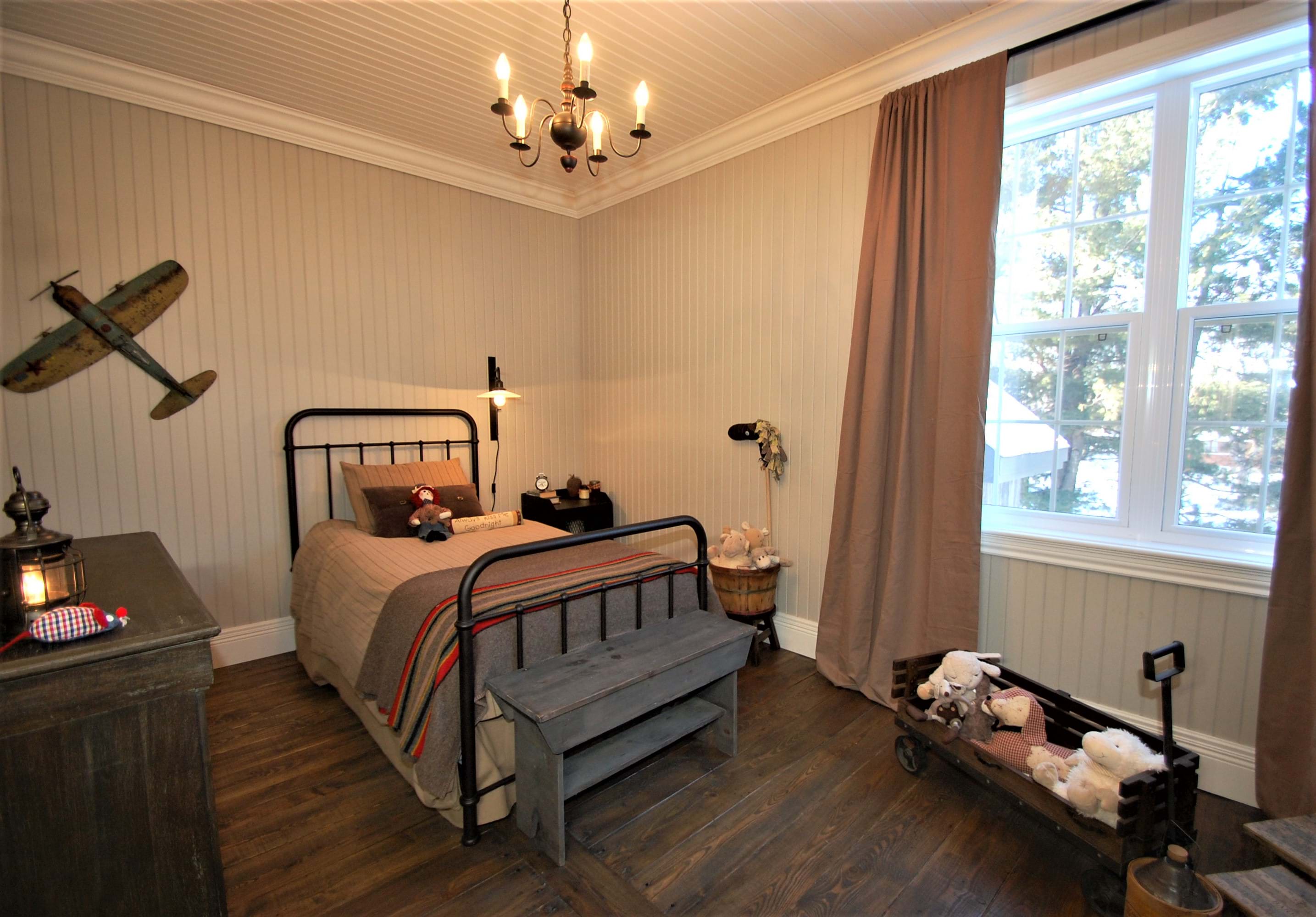 Plancher mélèze huilé.