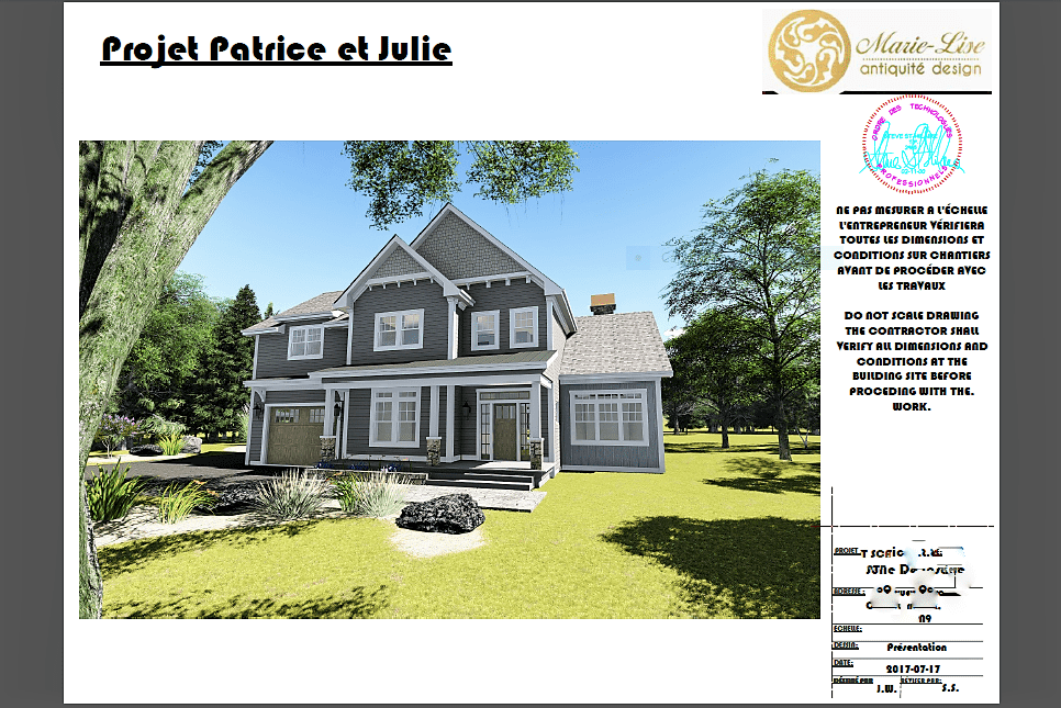Design et plans à Otterburn Park