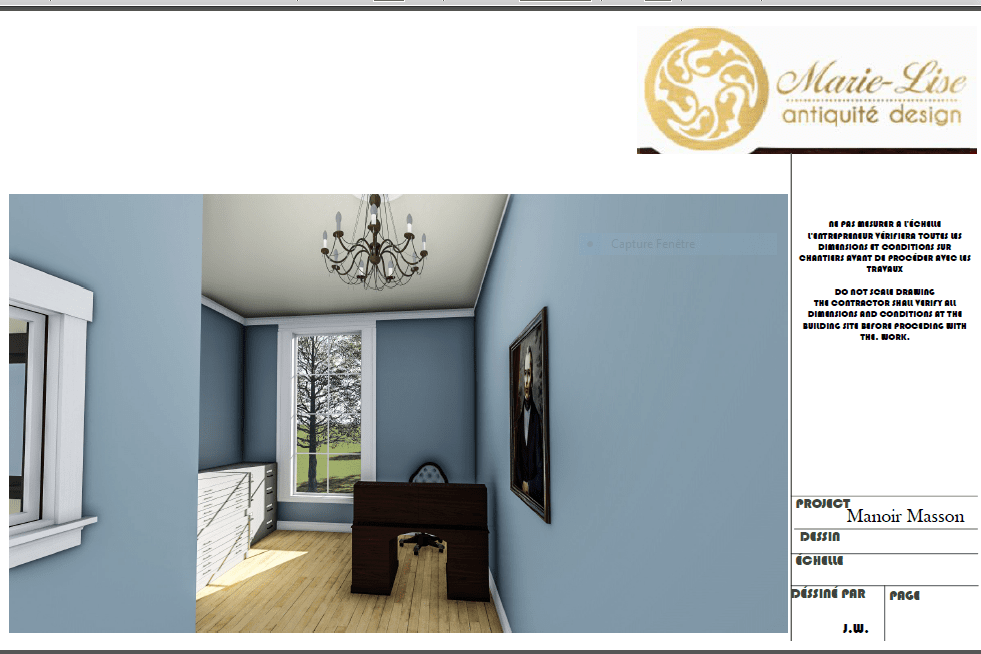 Restauration intérieur du manoir Masson Terrebonne