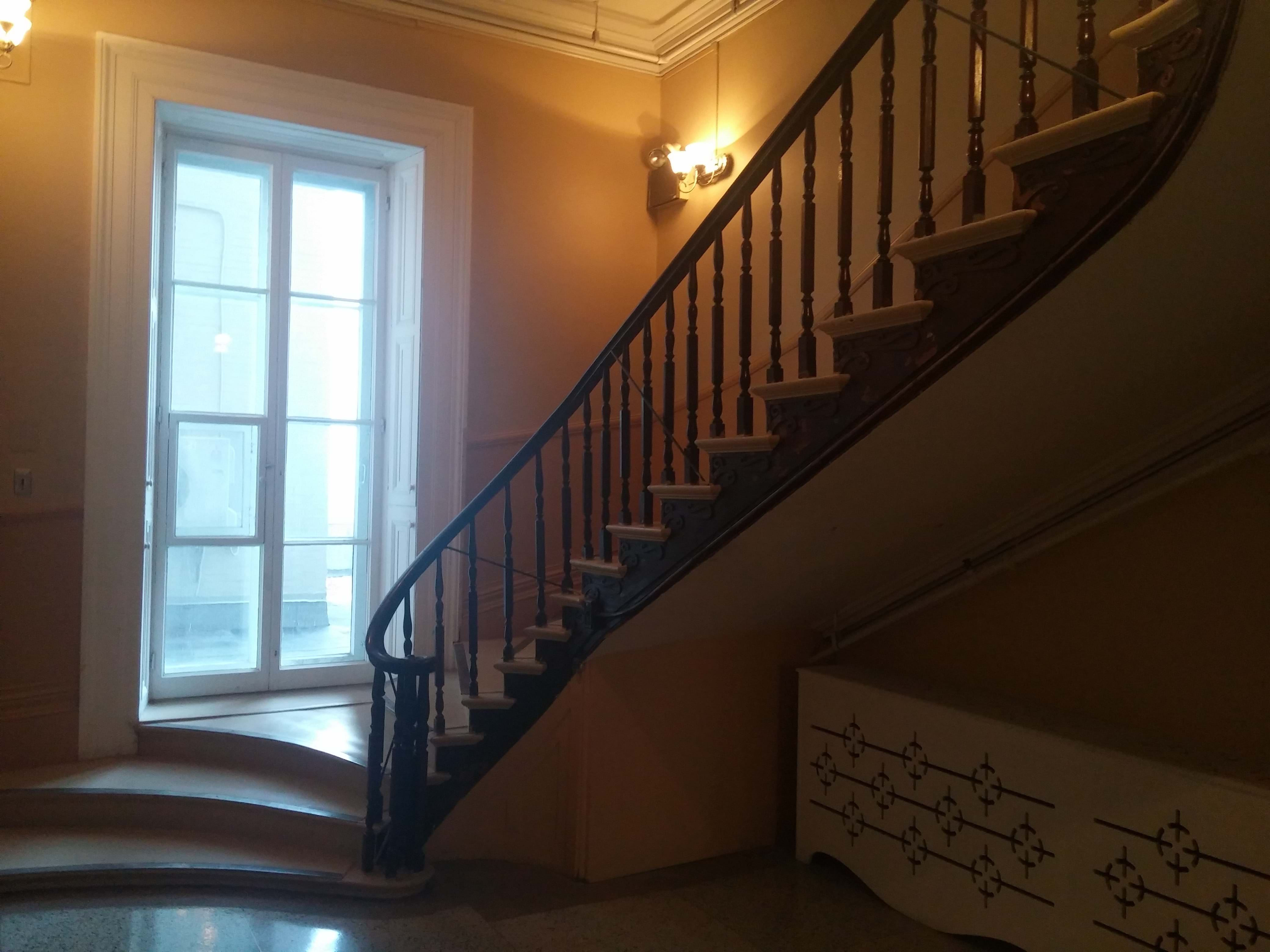 Restauration d'un escalier de manoir.