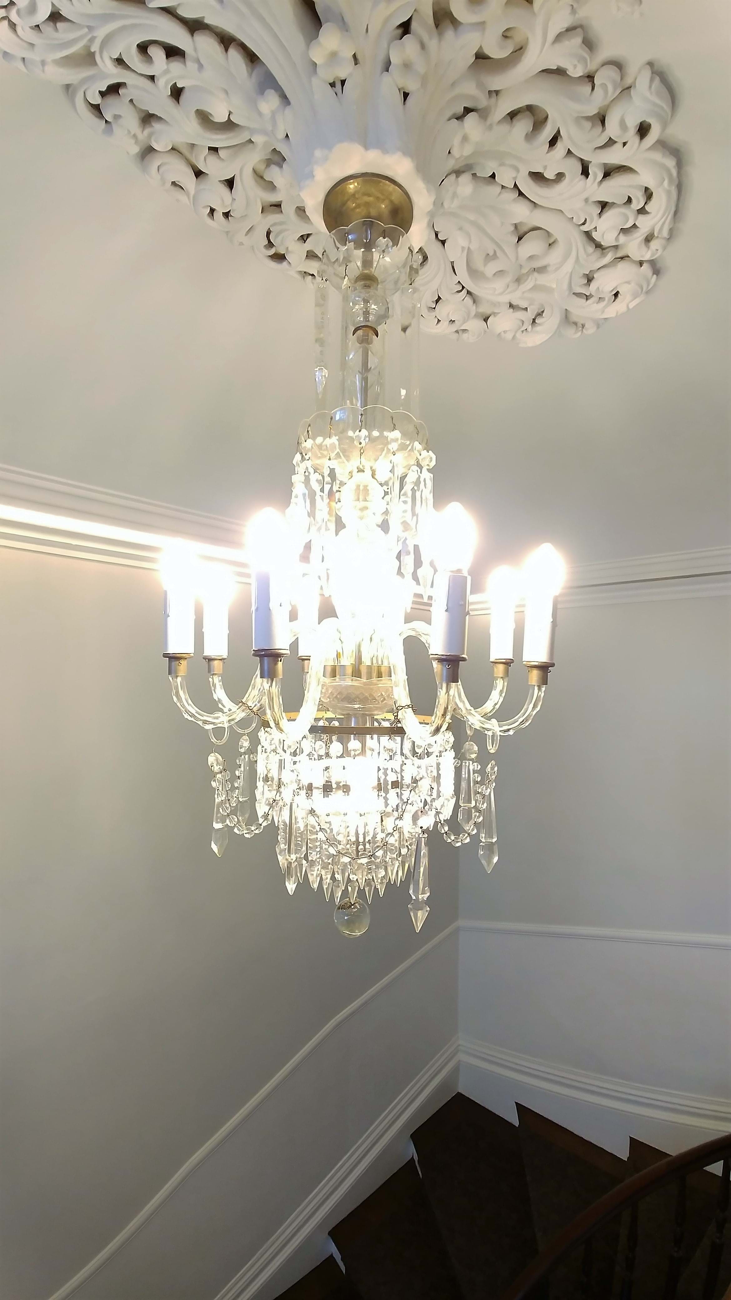 Restauration d'un escalier de manoir.