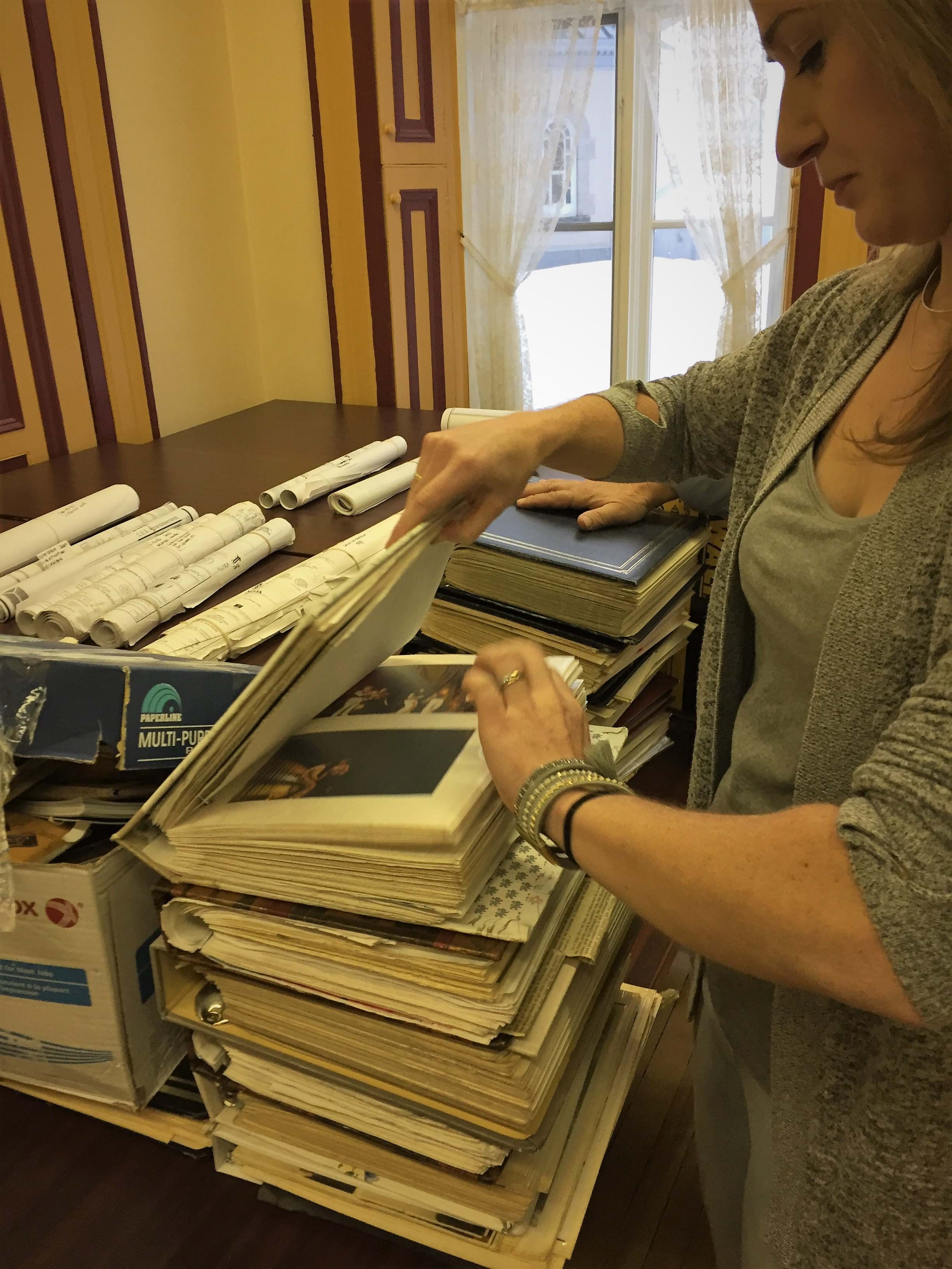 Salle des archives et musée