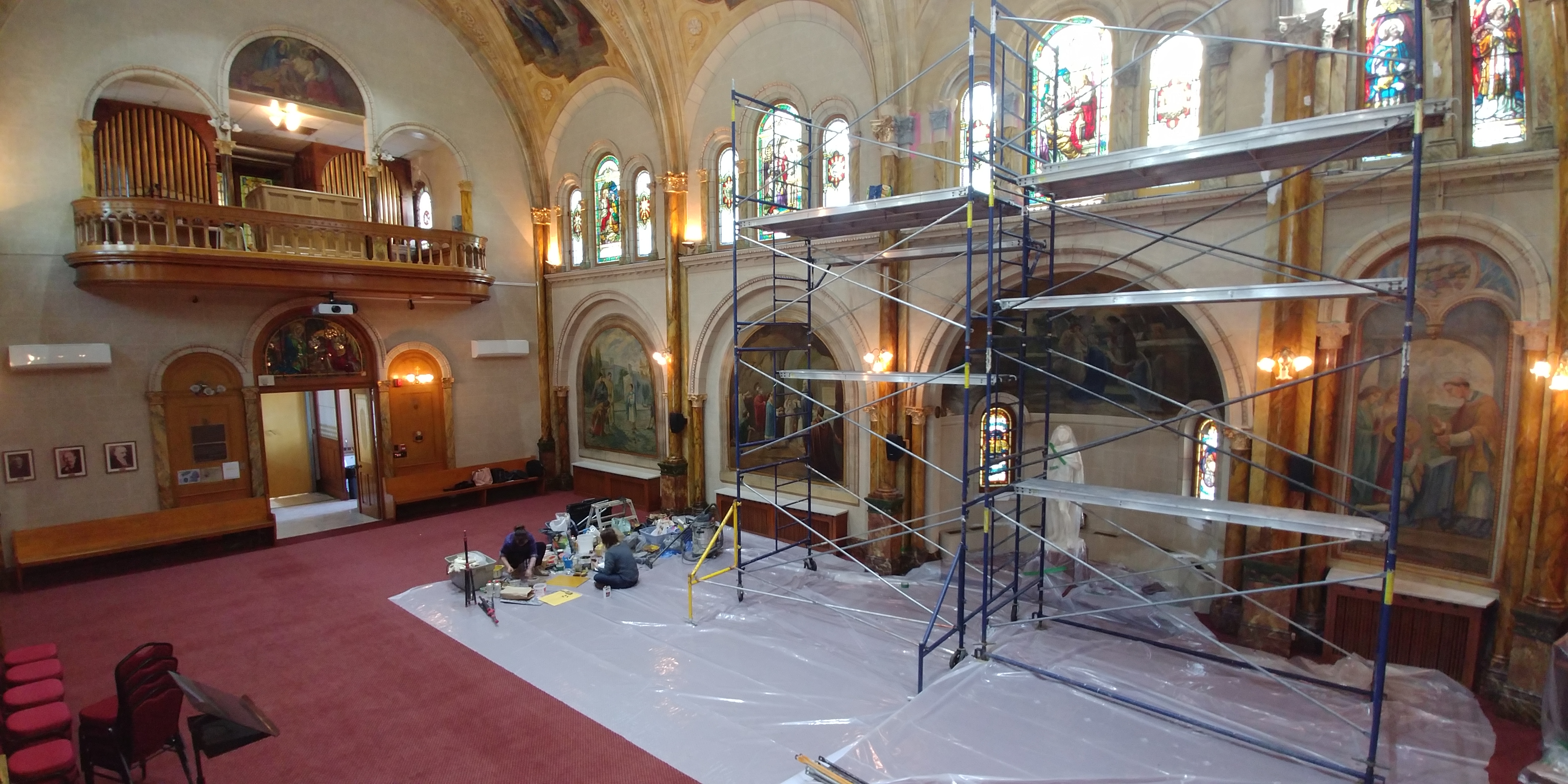 Restauration de chapelle privée d'architecture romane