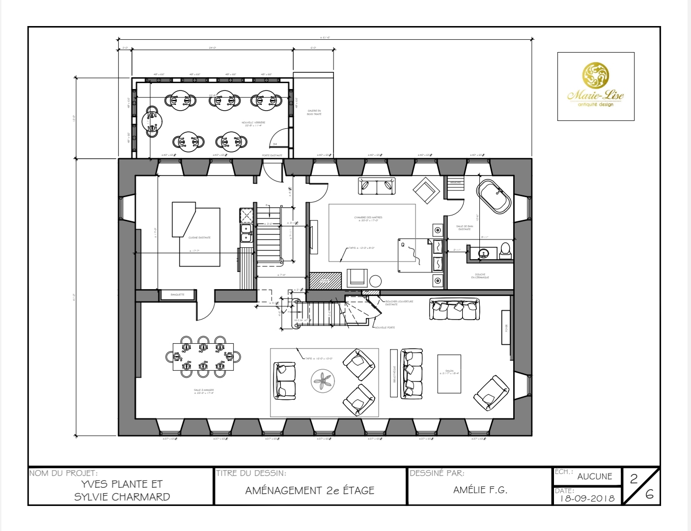 Rénovation majeure de la maison Roland L'Étourneau