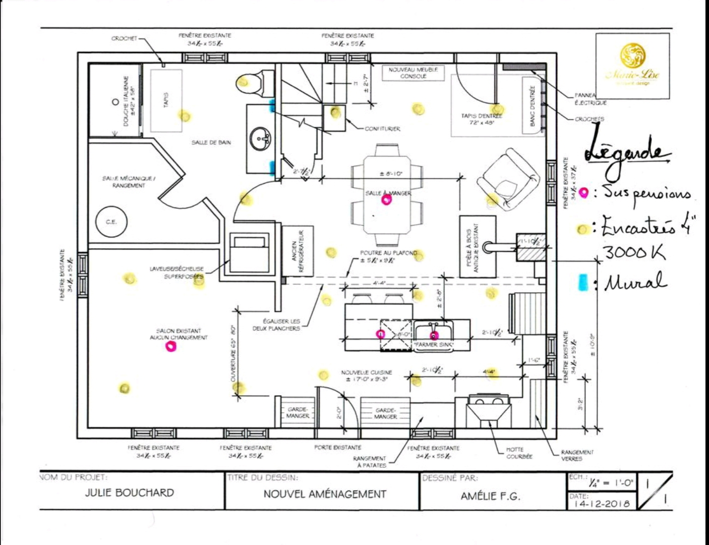 Cuisine en bois massif à Boischatel