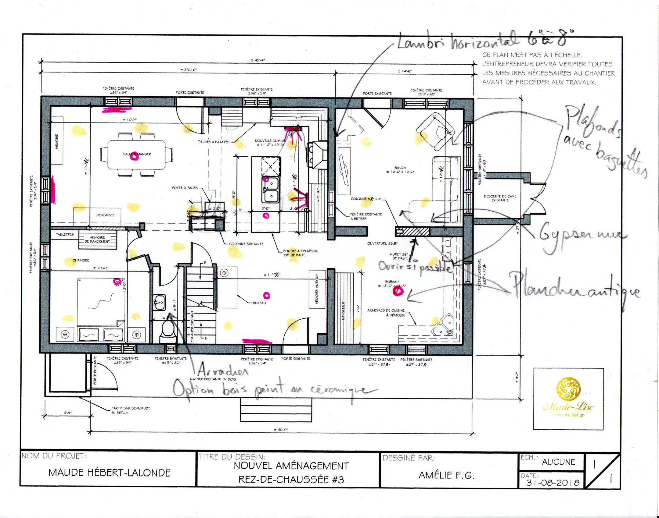 Ancestrale en pièce sur pièce à Nicolet