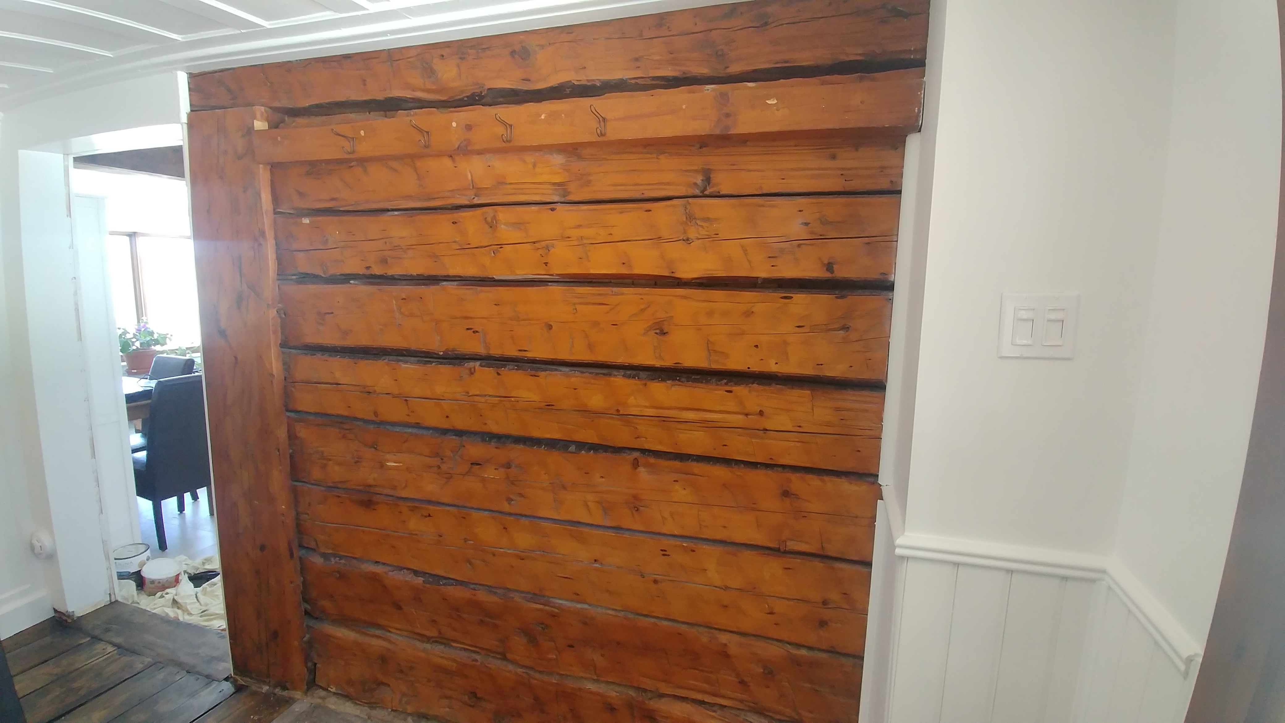 Brunissement d'un pièce sur pièce