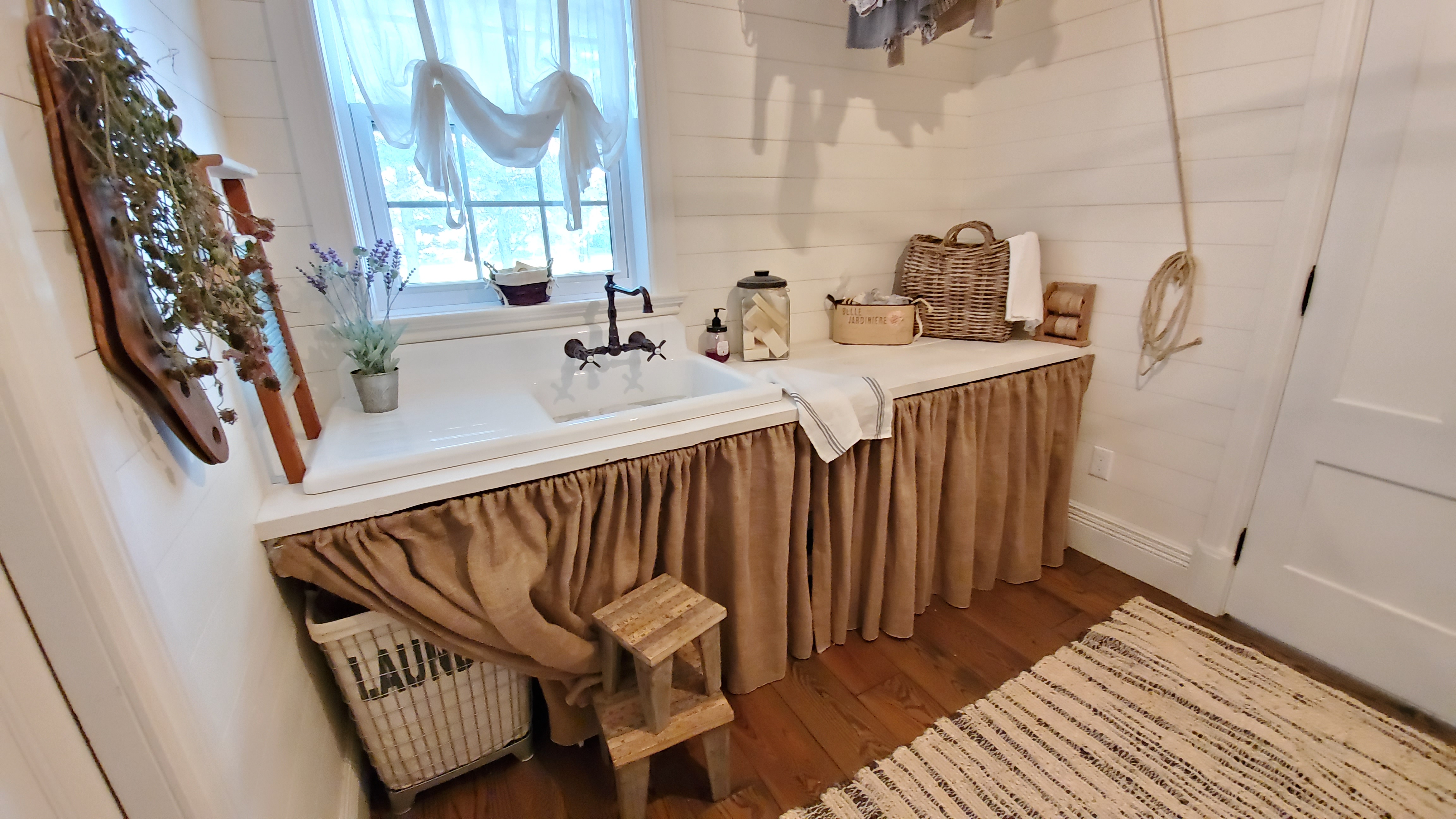 Salle de lavage bien pensée