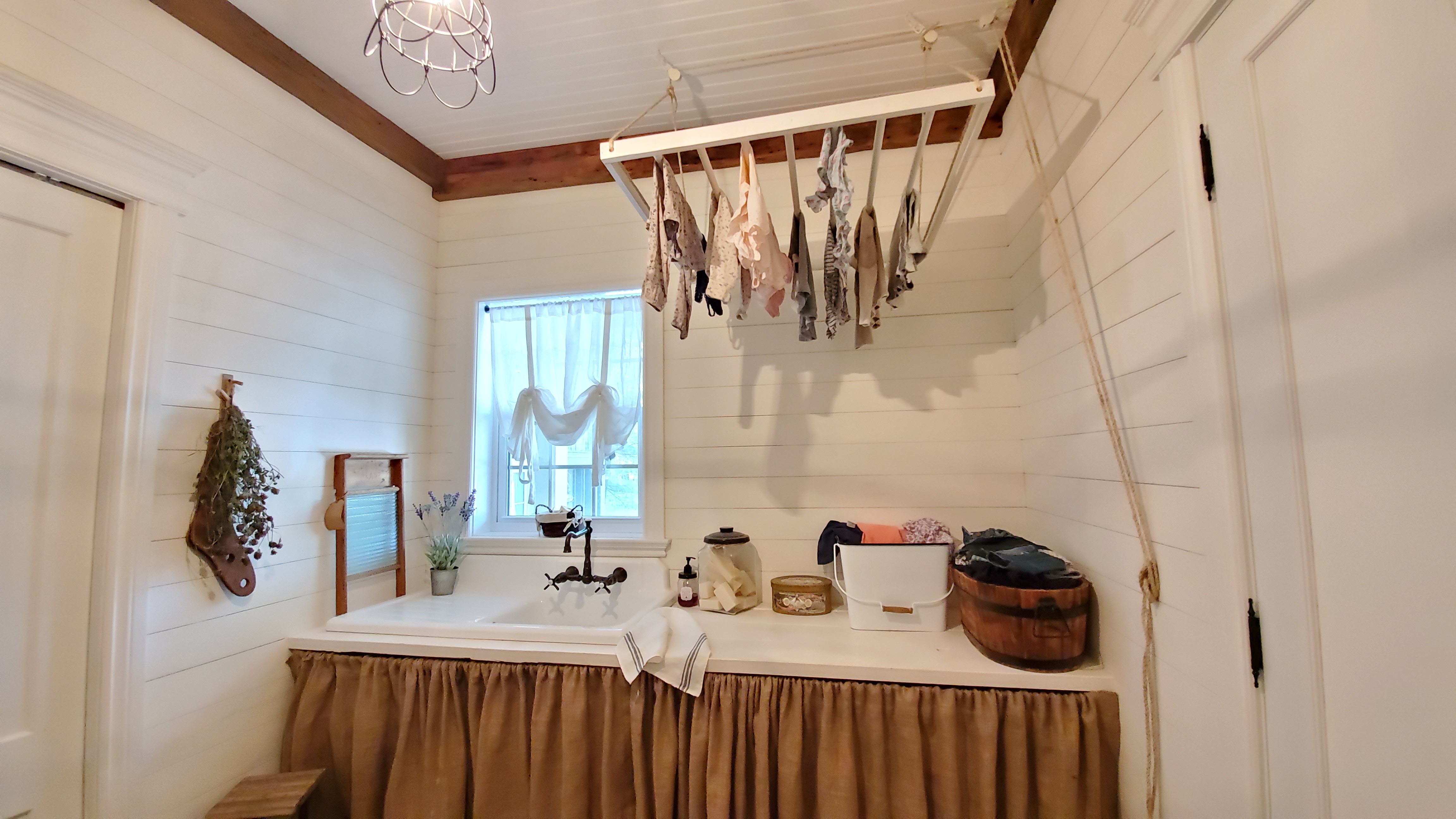 Salle de lavage bien pensée