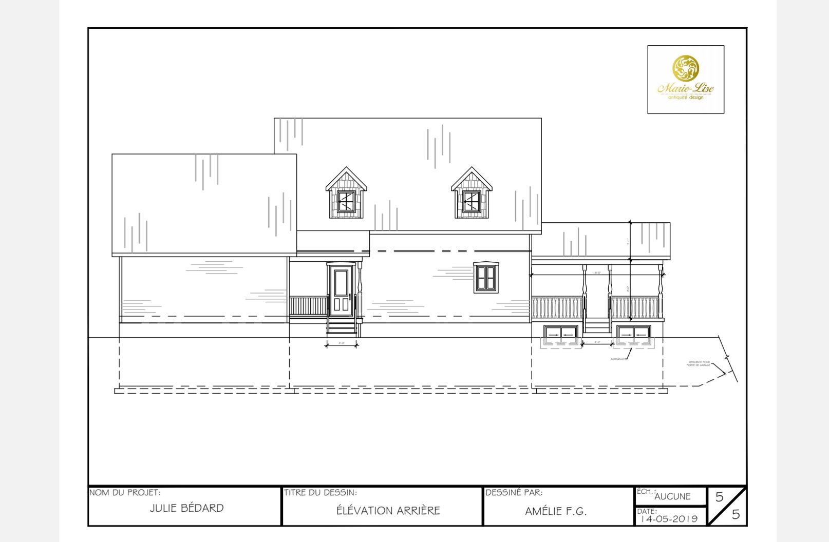 Plans contracteur pour une maison pièce sur pièce