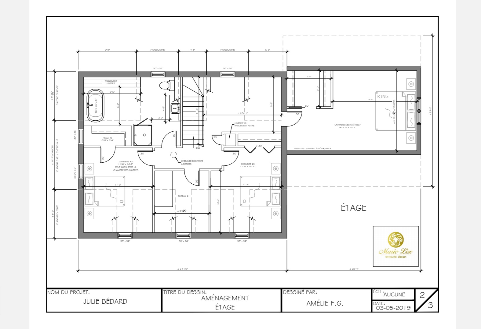 Plans contracteur pour une maison pièce sur pièce