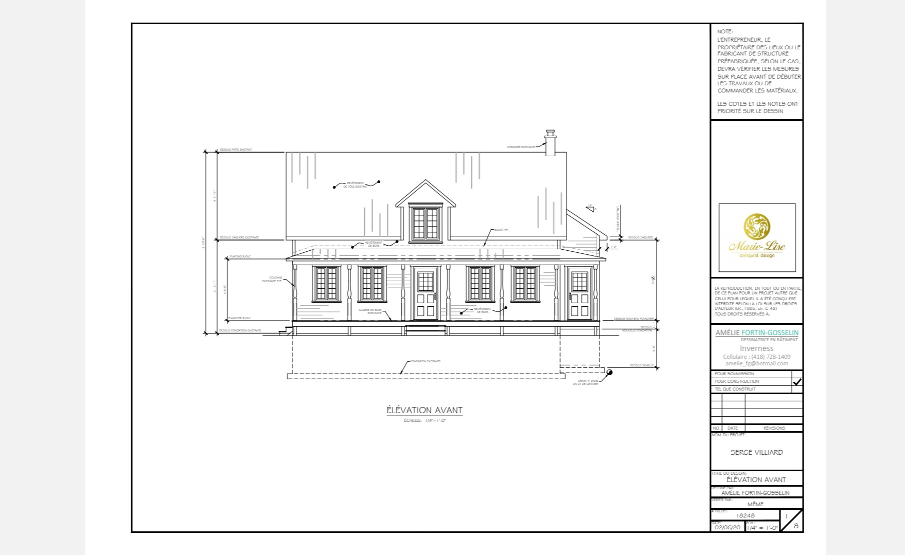 Ancestrale en pièce sur pièce à Sorel