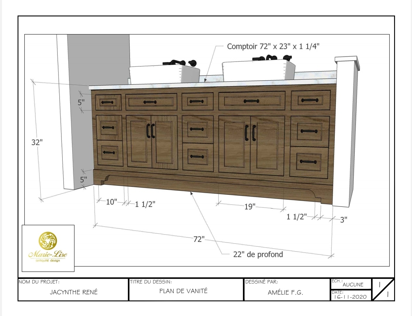 Design pour salle de bain