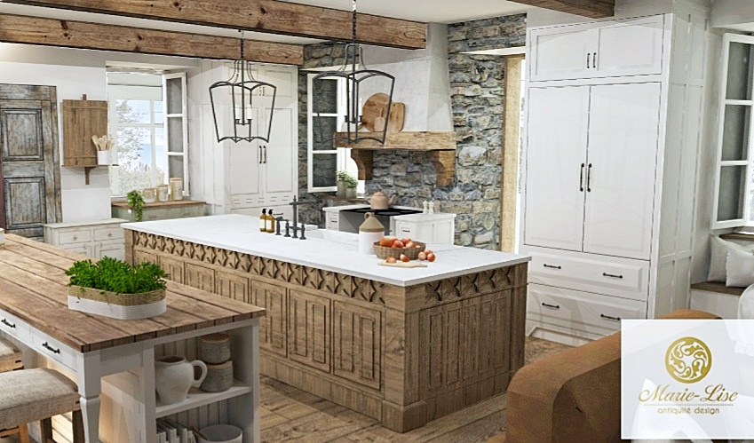 Cuisine lumineuse pour Jacynthe René