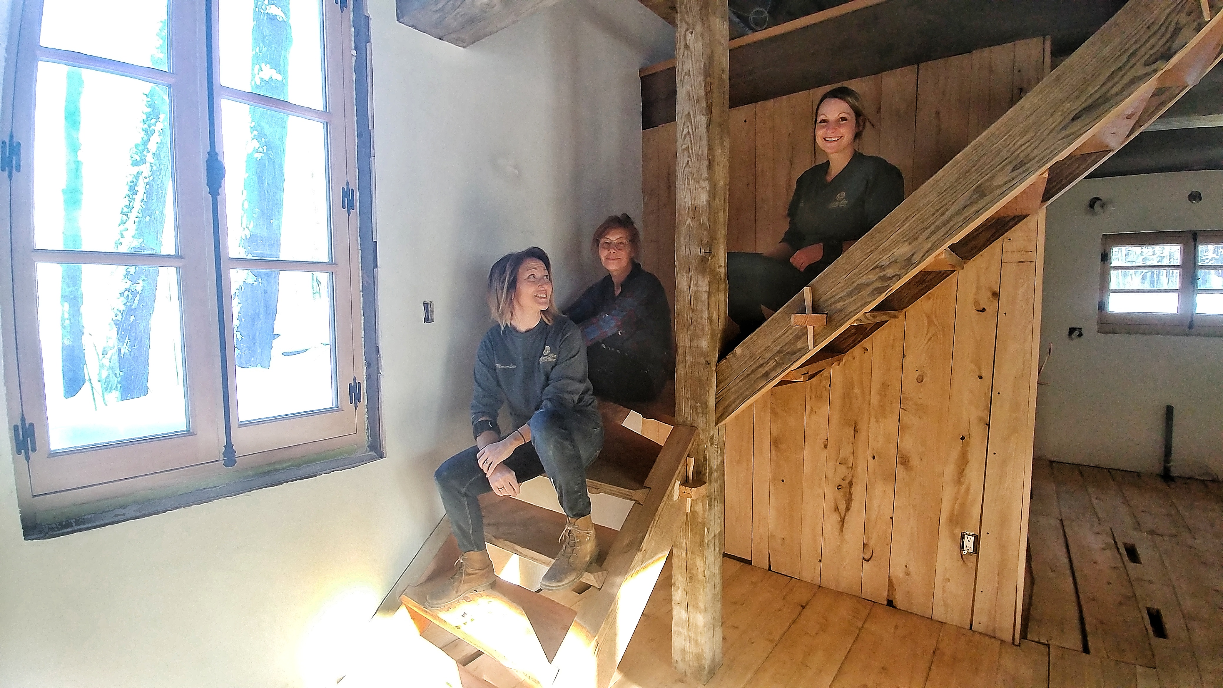 Escalier de cabane à sucre