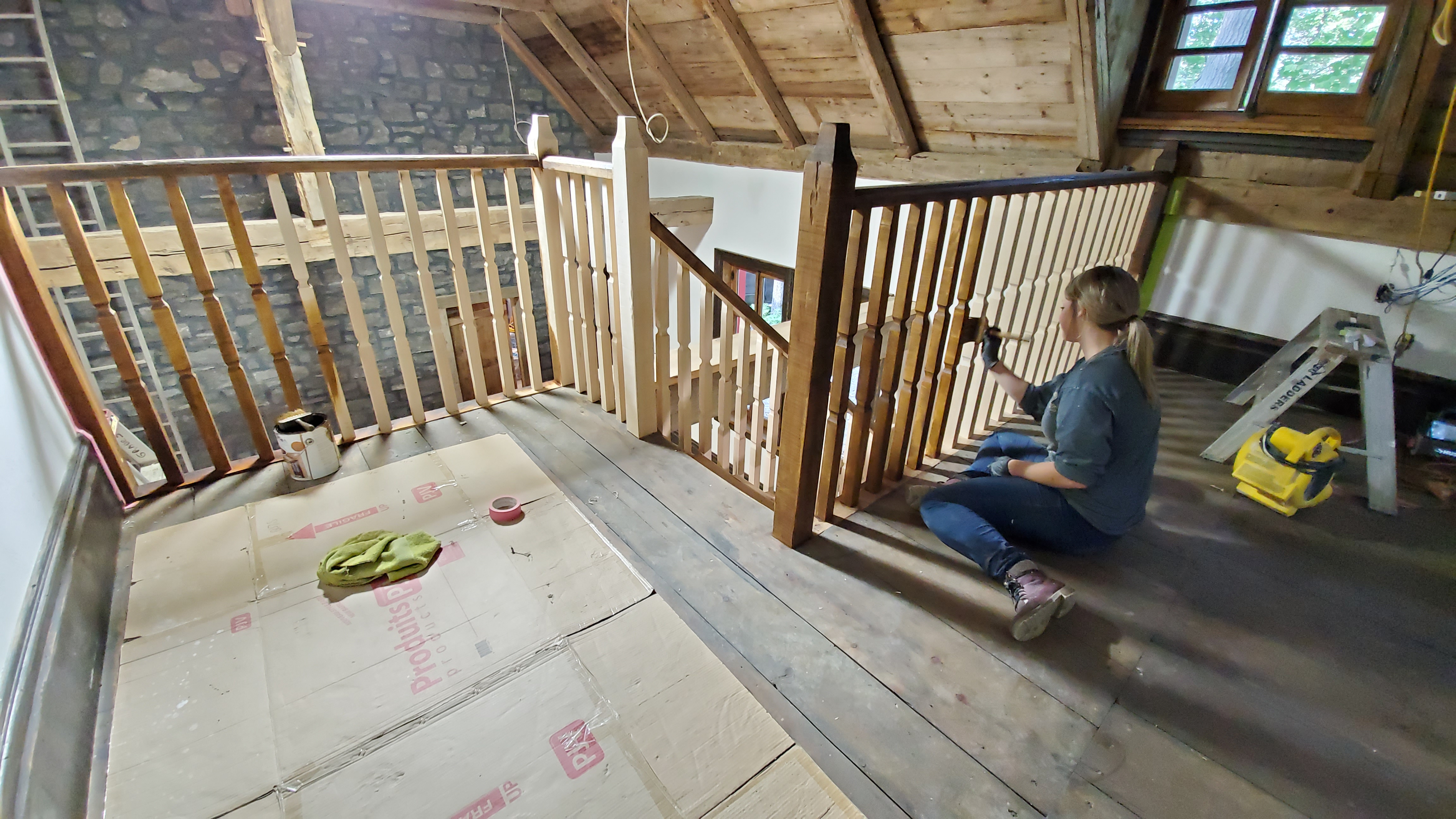 Escalier de cabane à sucre