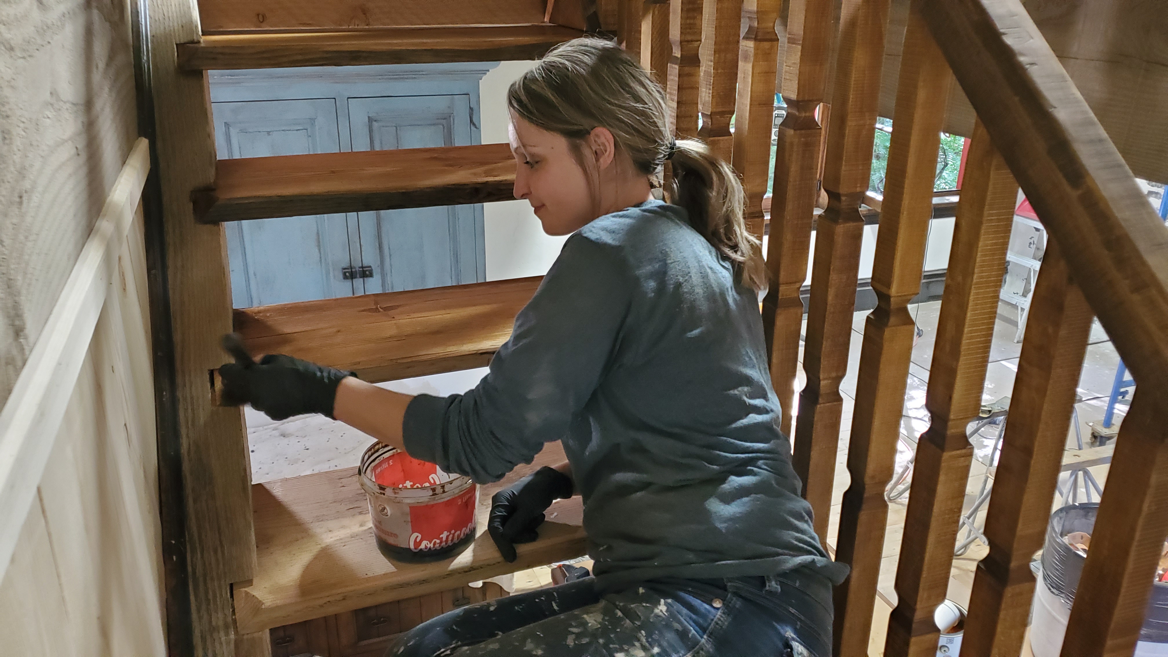 Escalier de cabane à sucre