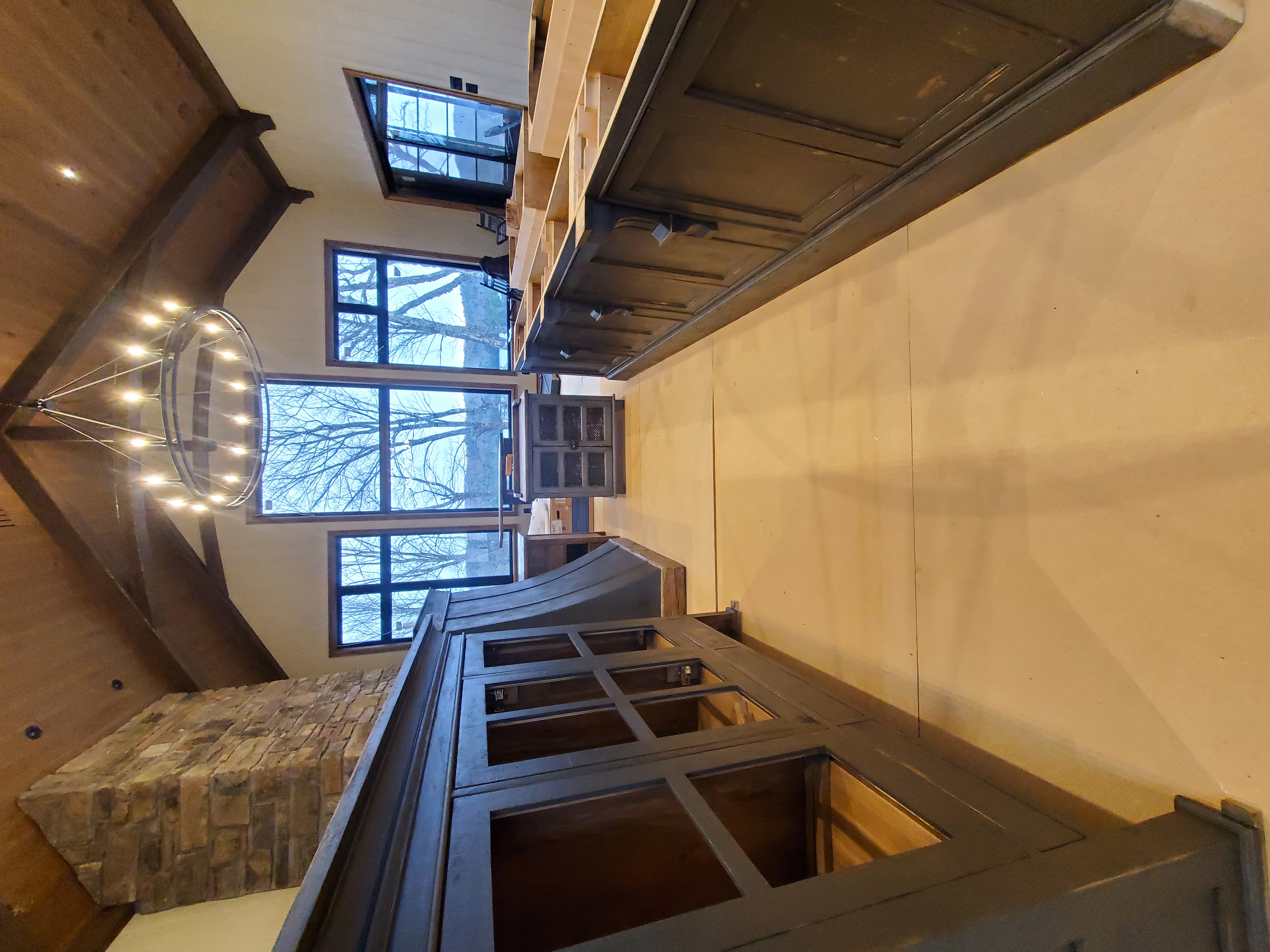 Buffet rustique pour coin bar