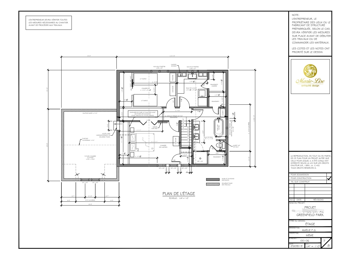Rénovations d'une ancestrale en 2 phases à Greenfield Park