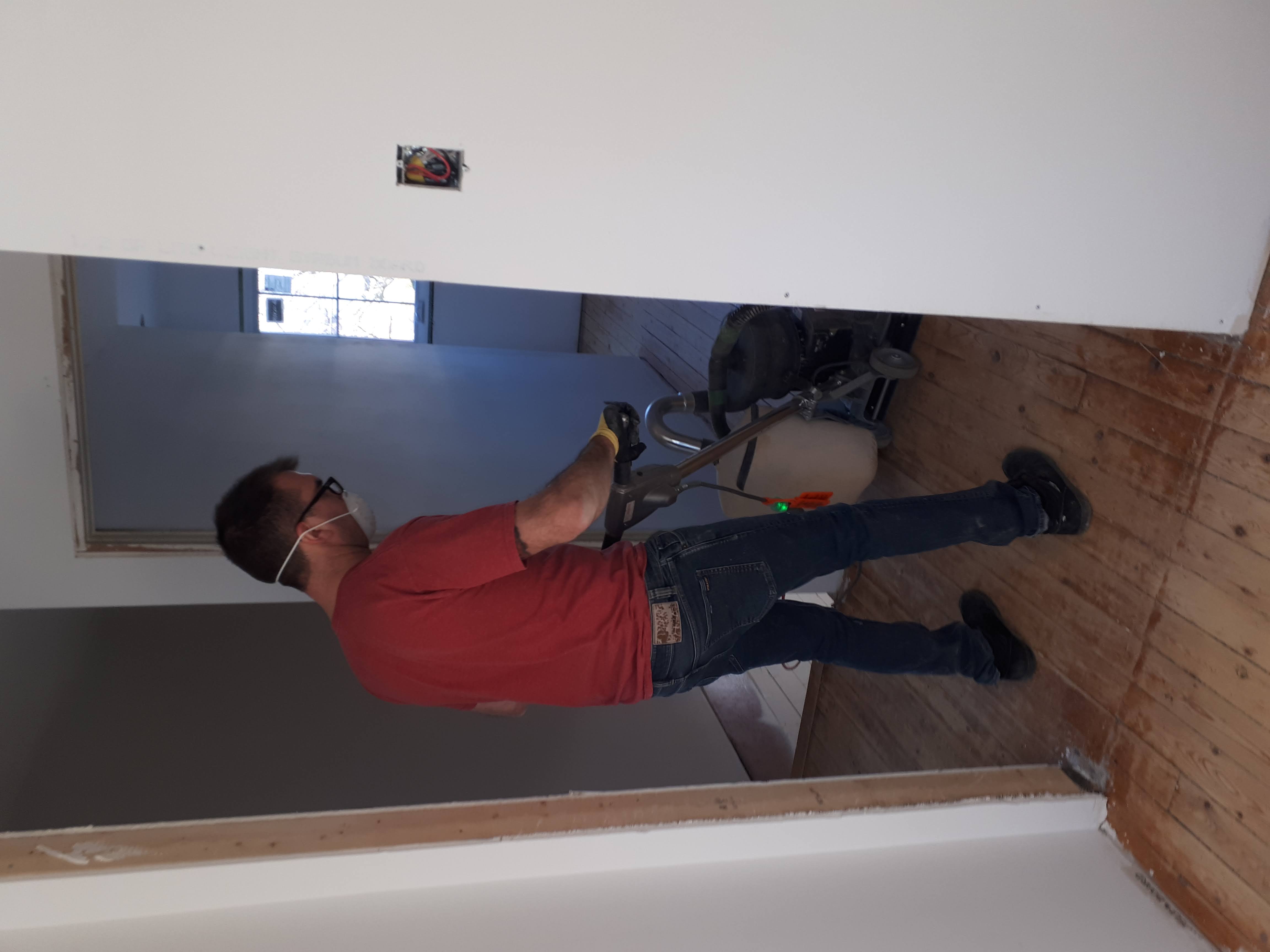 Restauration rapide plancher ancien