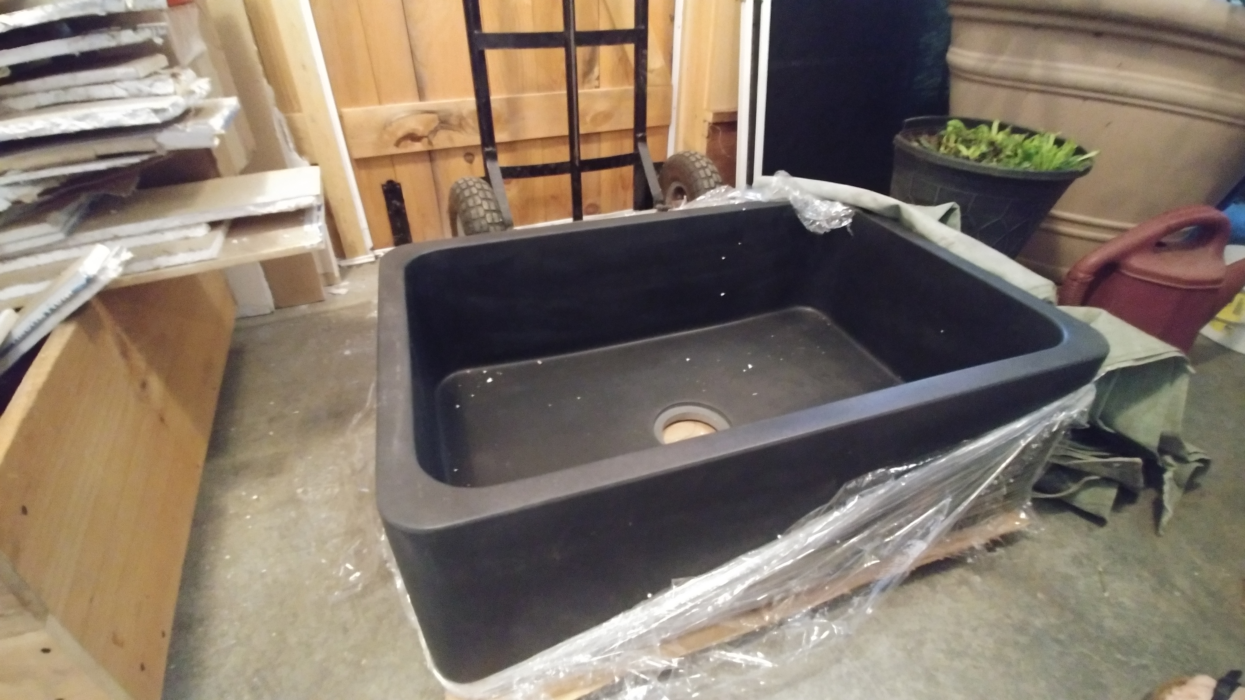 Cuisine avec patine de blanc antique à la chaux