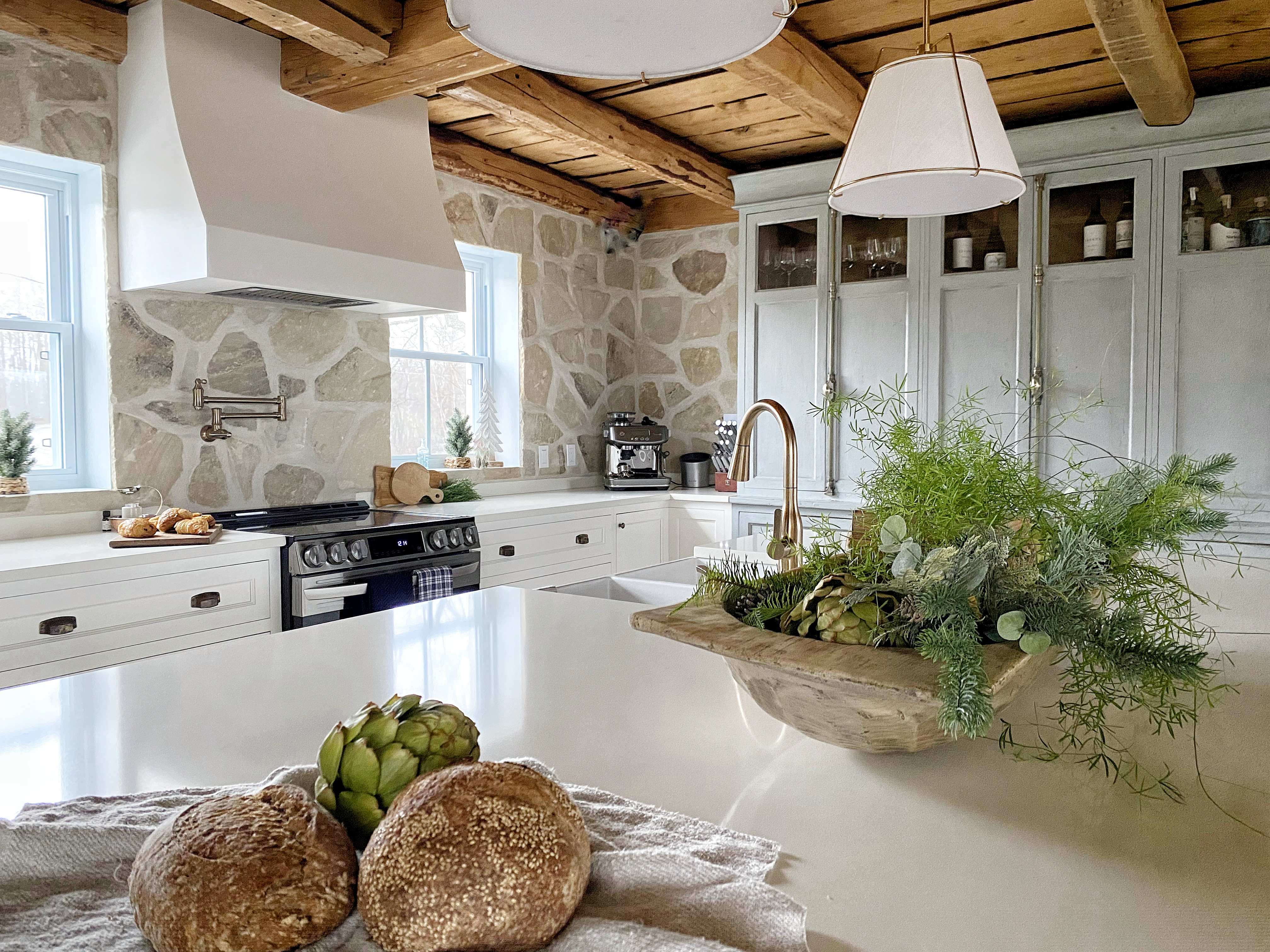 Cuisine pour maison de ferme à Dunham