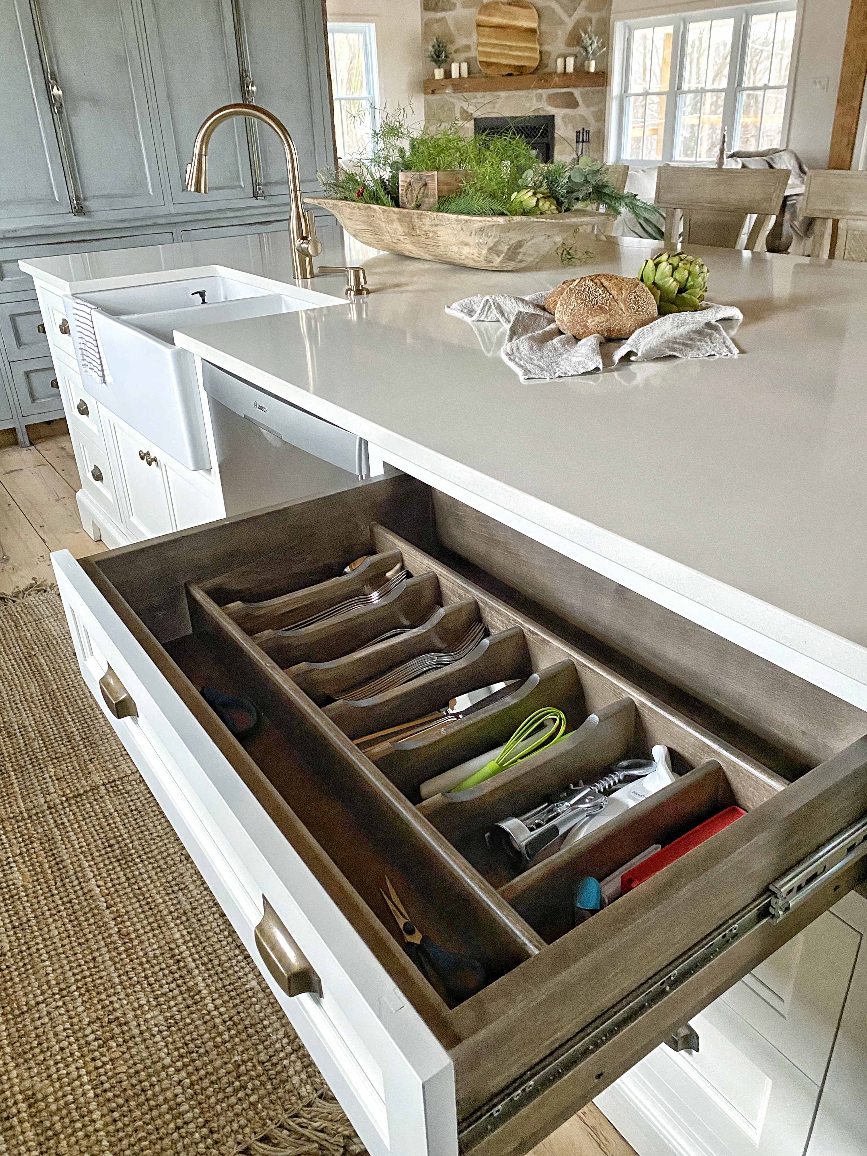 Cuisine pour maison de ferme à Dunham