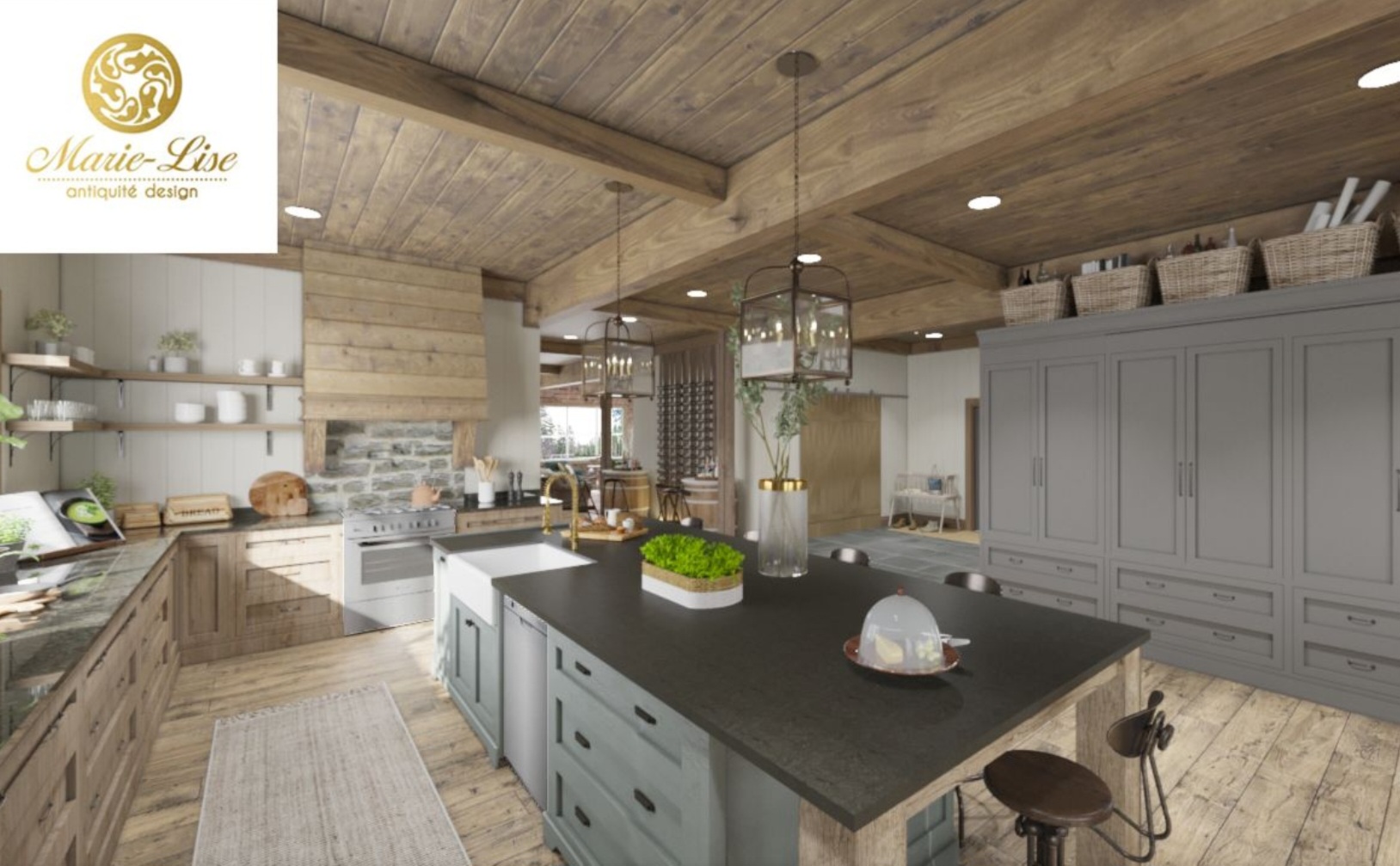 Design ''Old Barn'' à Mille-Isles