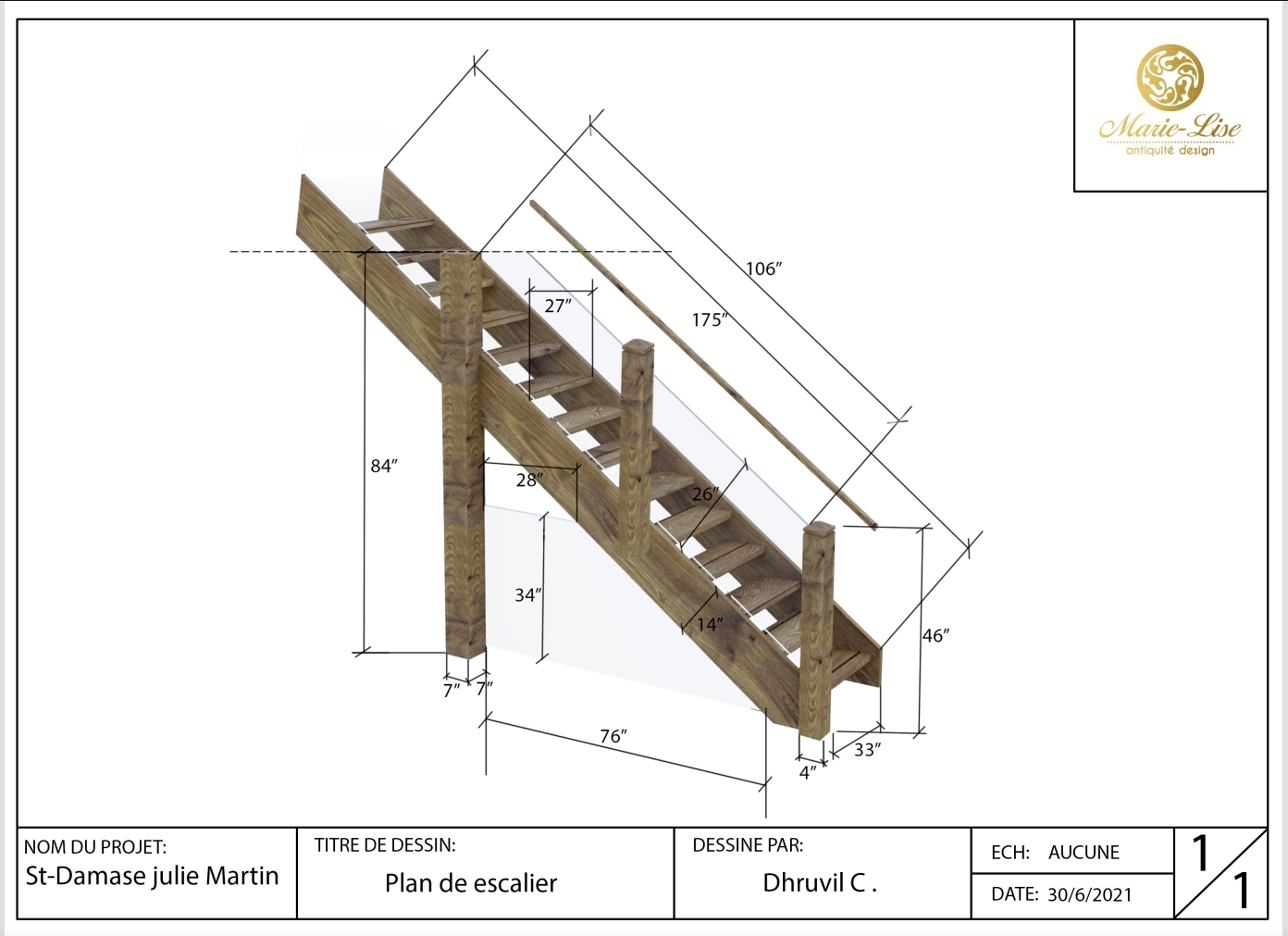 Escalier de meunier