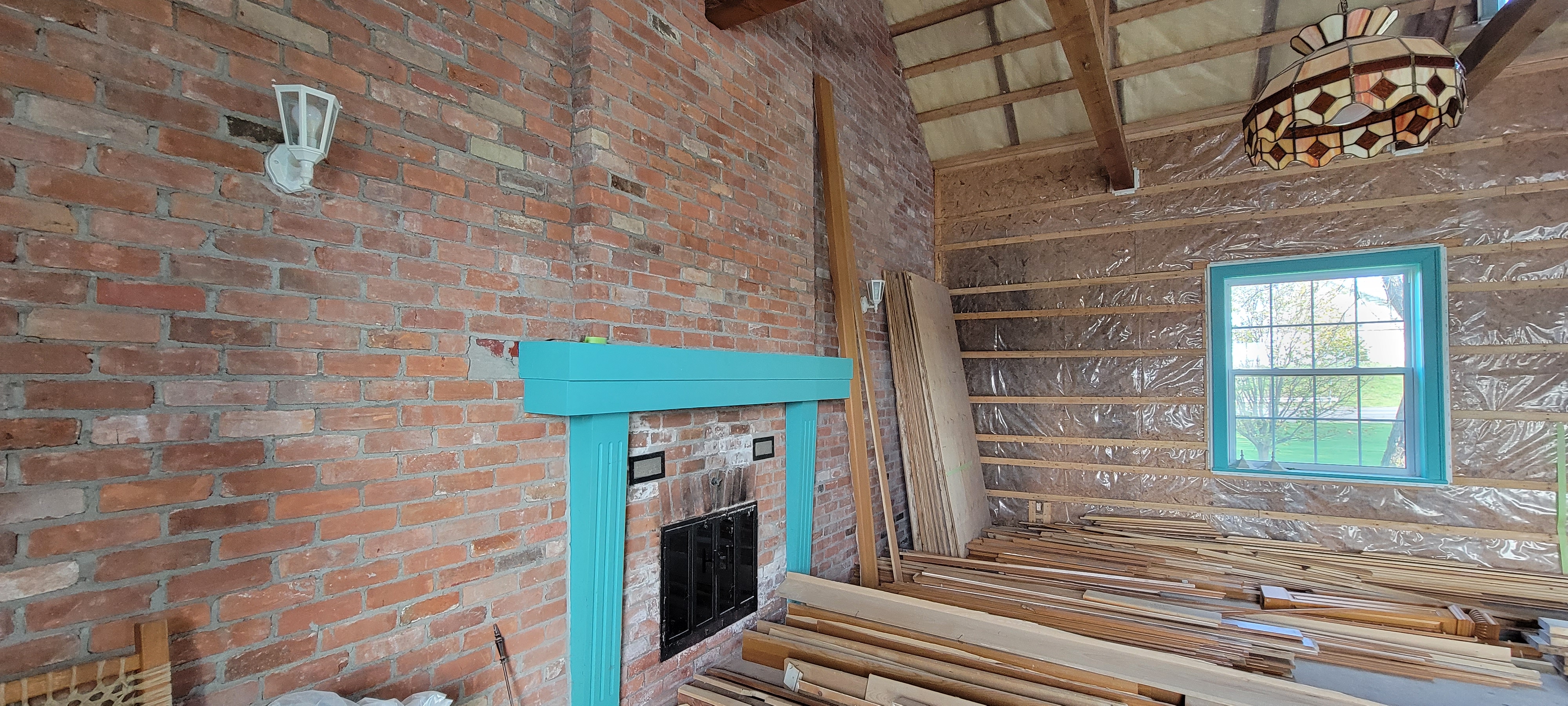 Bibliothèque en bois massif