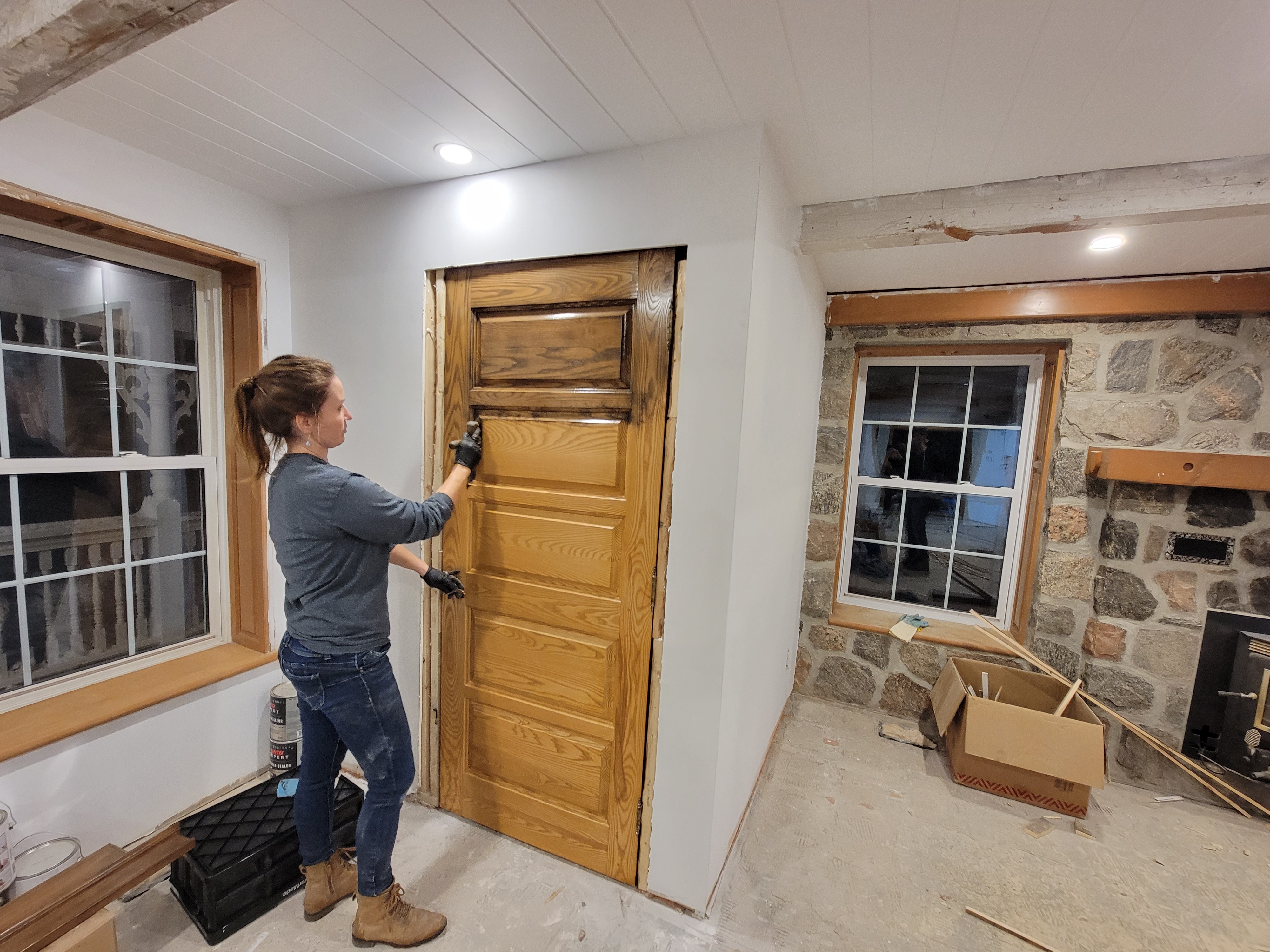 Brunissement de poutres