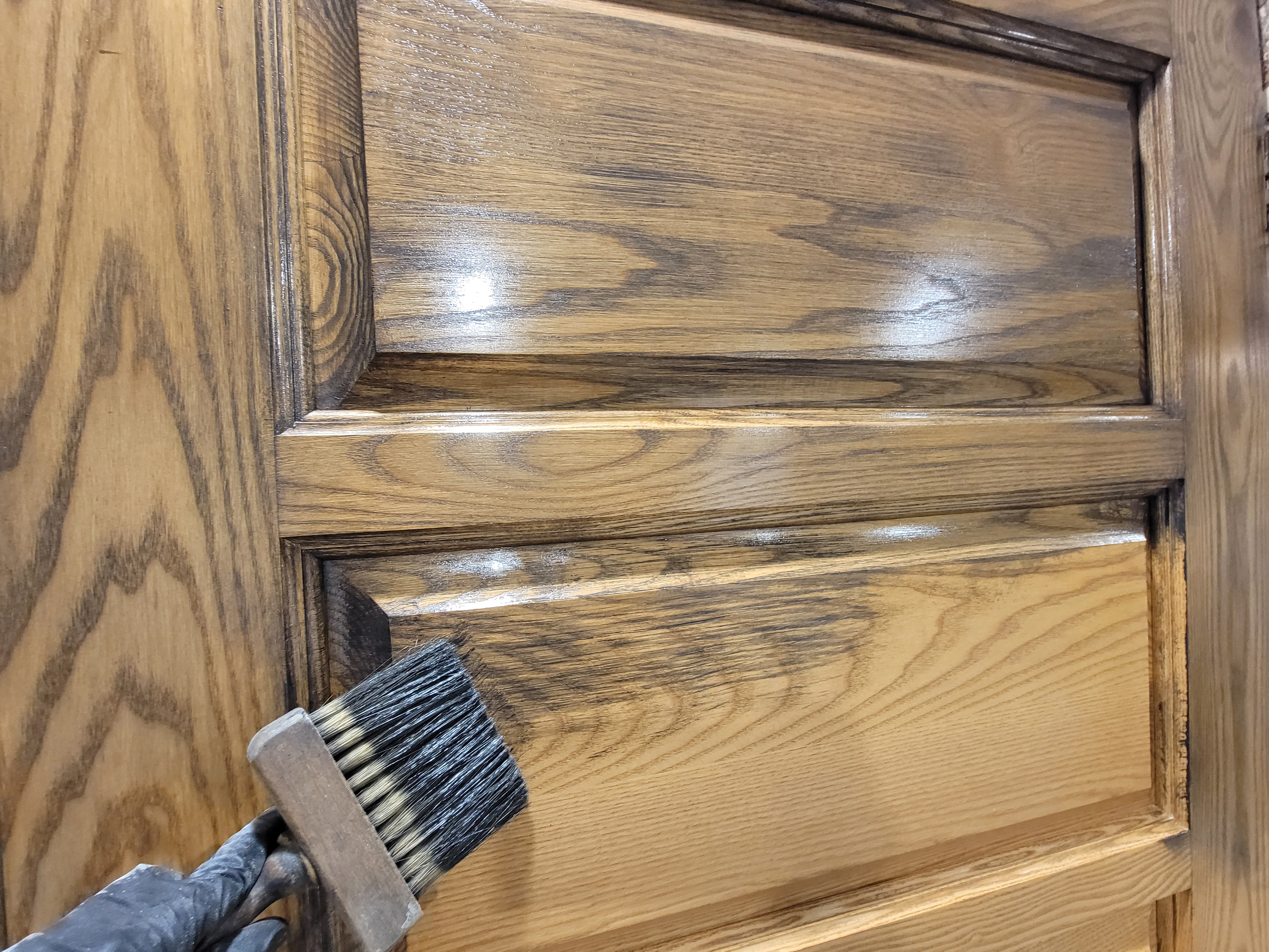 Brunissement de poutres