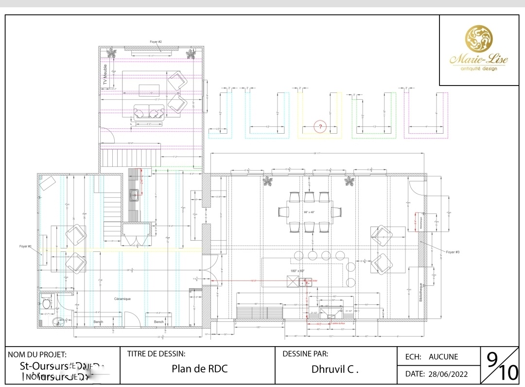 Cuisine construite par dessus une piscine creusée