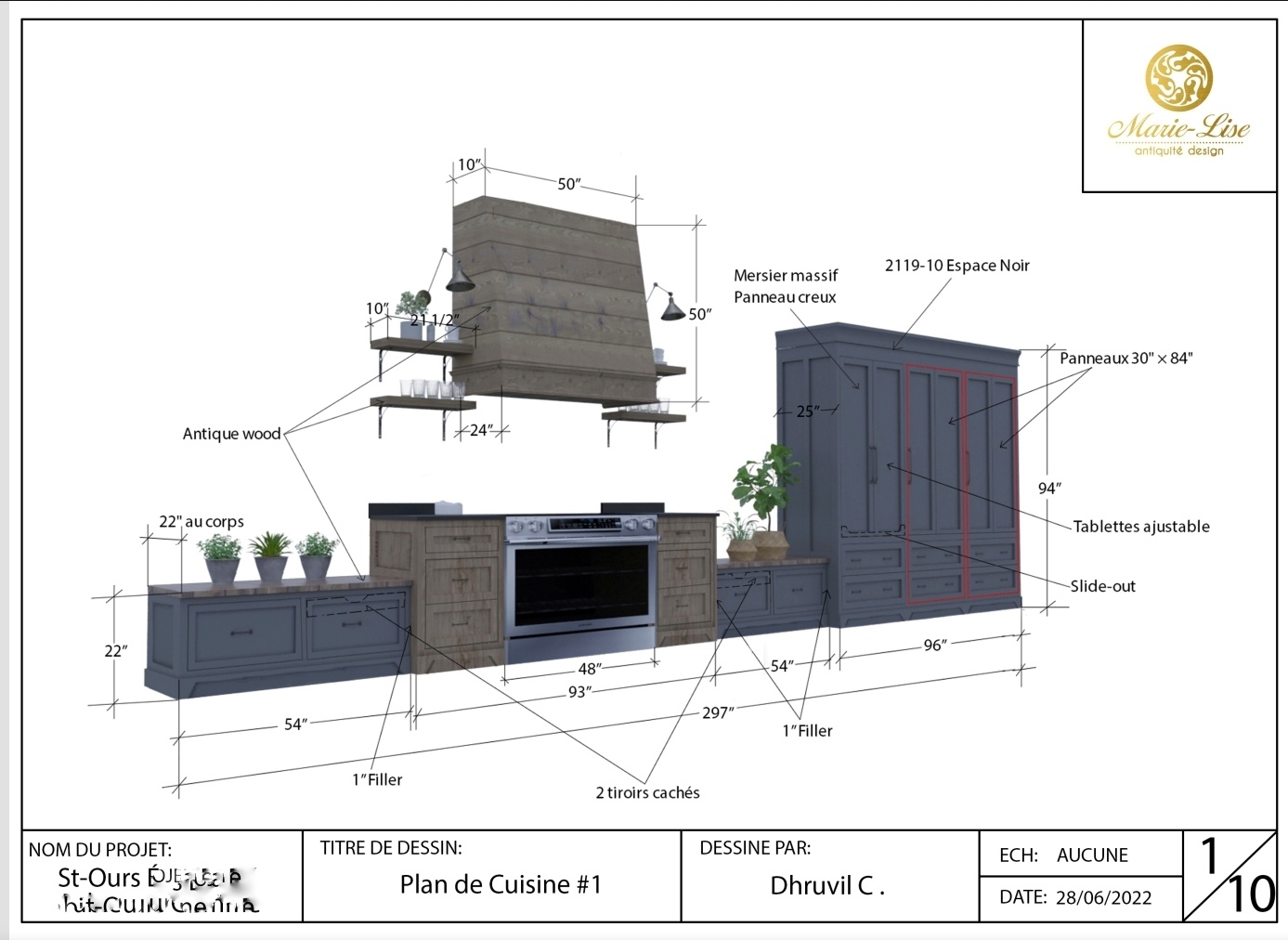 Cuisine construite par dessus une piscine creusée