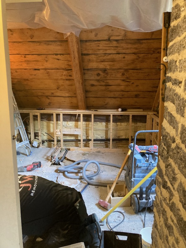 Vanité en bois antique l'Acadie