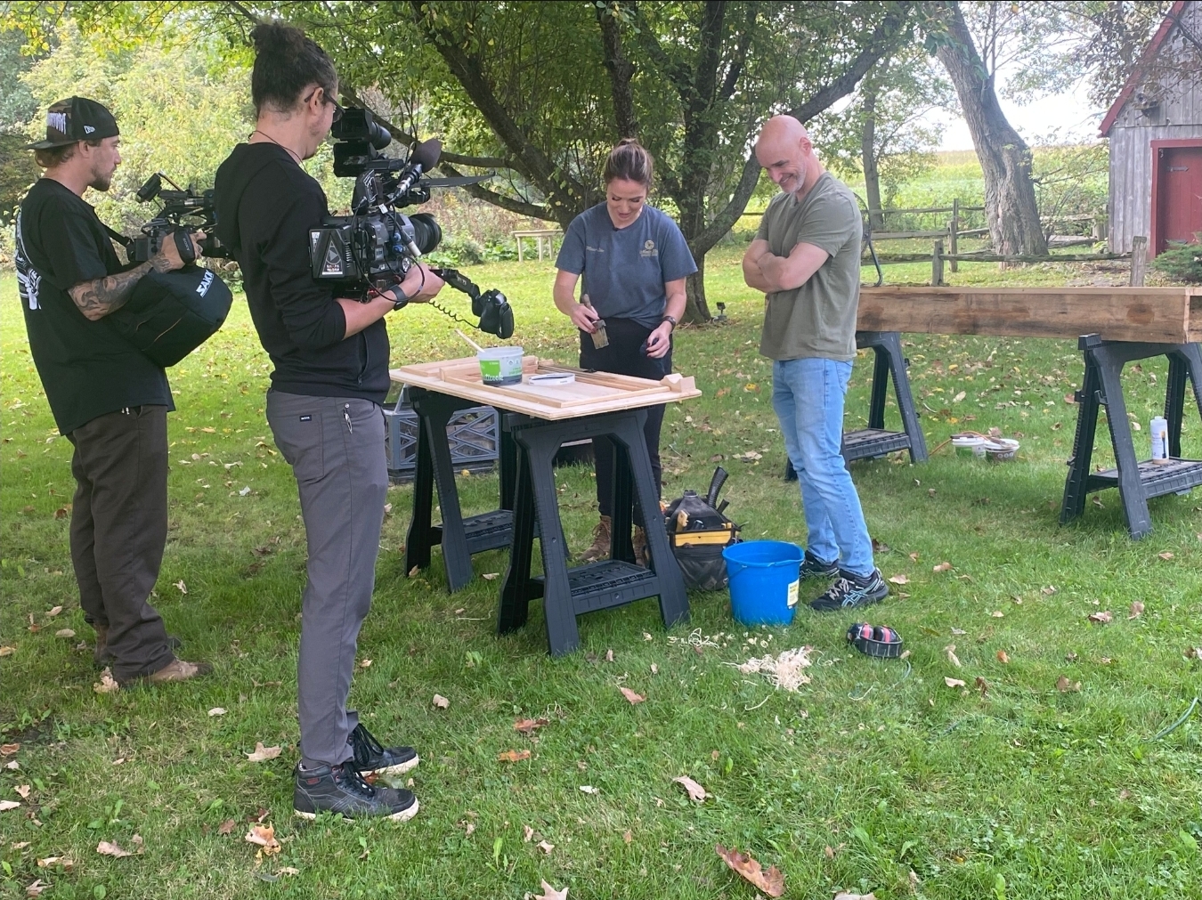 Vanité en bois antique l'Acadie